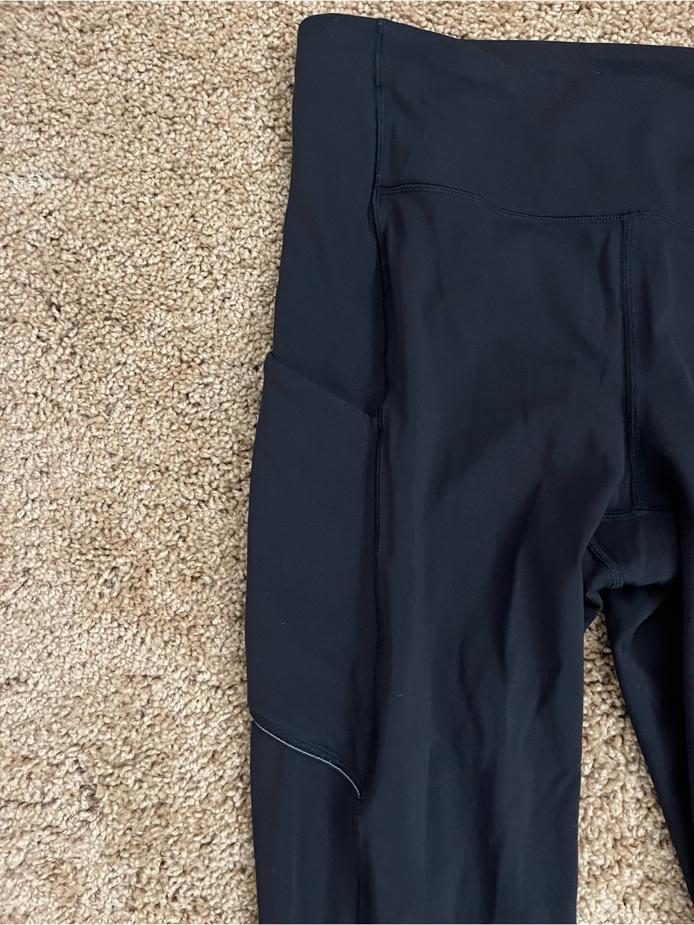 Lululemon Black High-Waist Performance Leggings - Picture 3 of 6